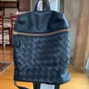 Madison West faux leather backpack